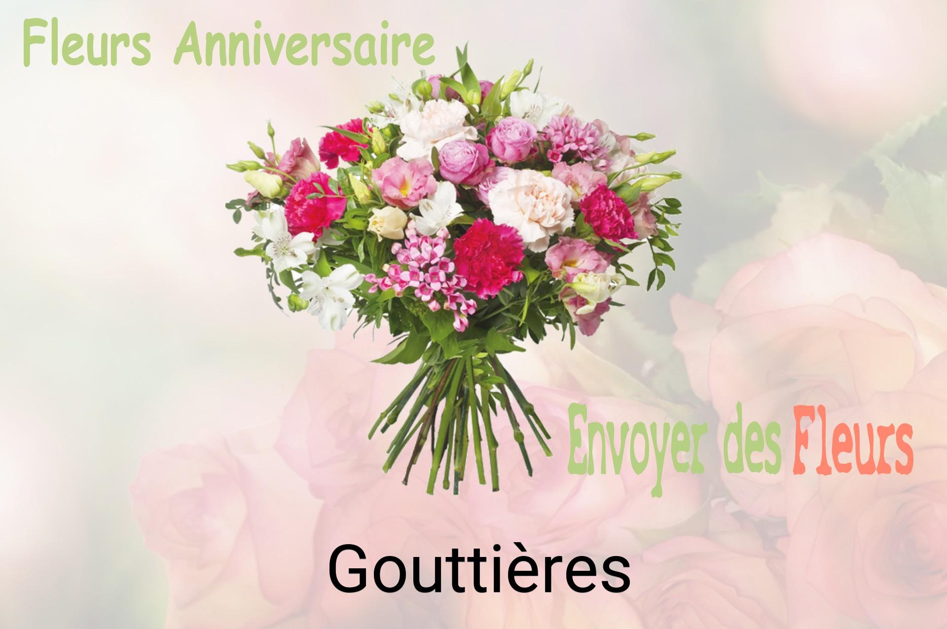 Bouquet de fleurs d’anniversaire livré à Gouttières