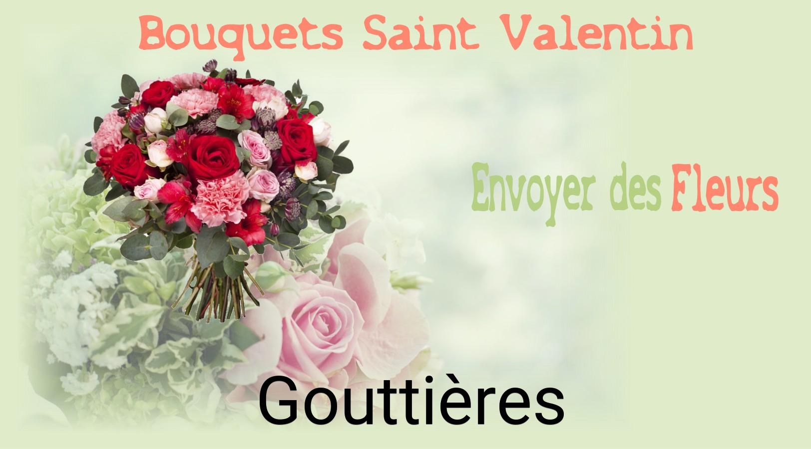 Roses de Saint-Valentin livrées à Gouttières